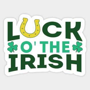 Luck O' The Irish Sticker